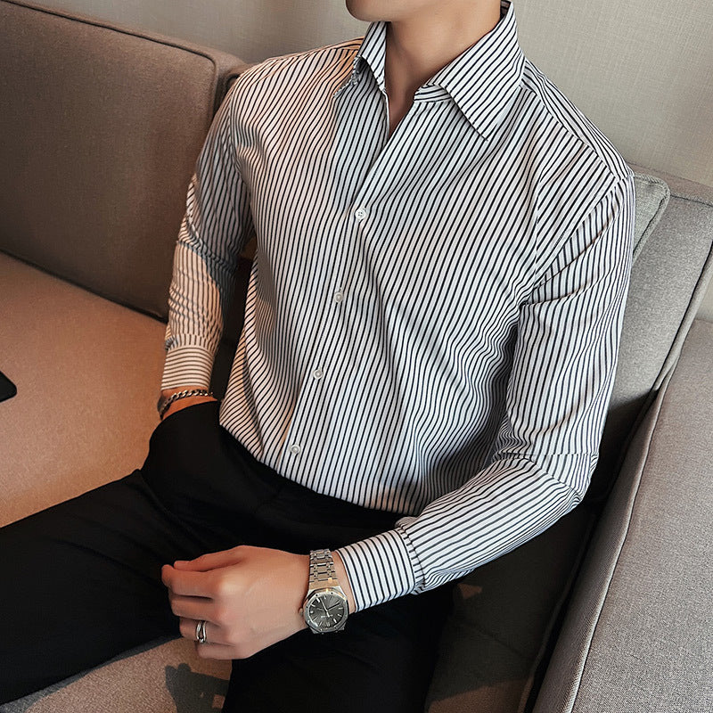 Striped-Classy Lenin Shirt