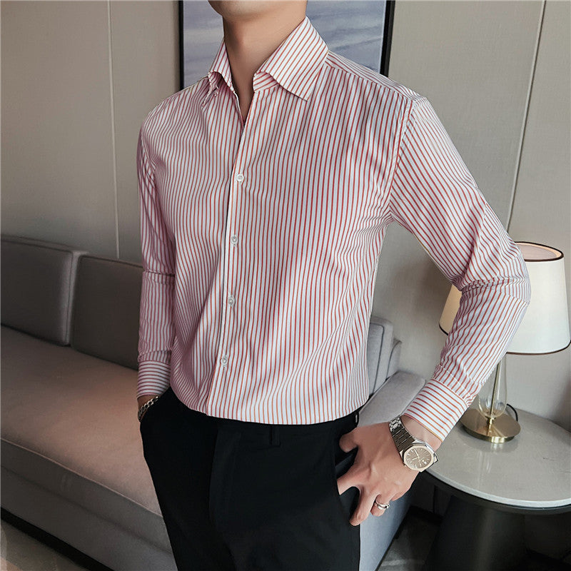 Striped-Classy Lenin Shirt