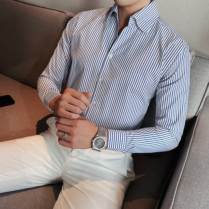 Striped-Classy Lenin Shirt