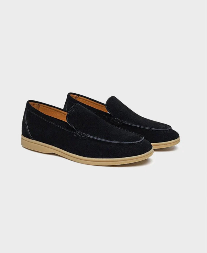 MONACO OLD-MONEY SUEDE LOAFERS
