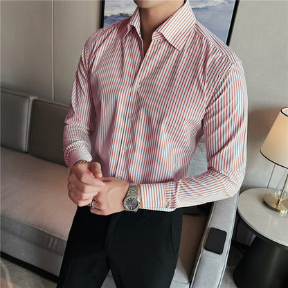 Striped-Classy Lenin Shirt