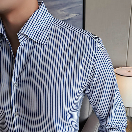 Striped-Classy Lenin Shirt