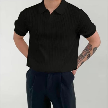 STRIPED CASUAL POLO