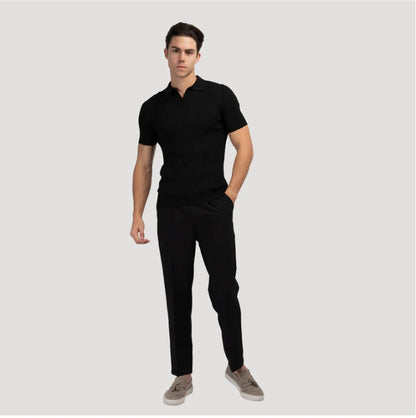 STRIPED CASUAL POLO