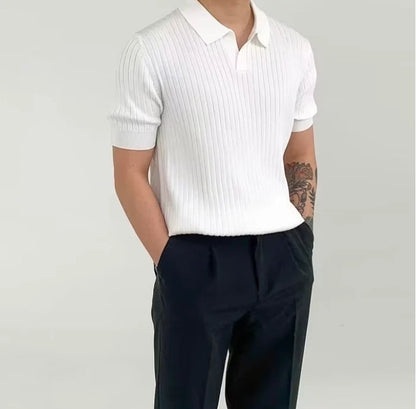 STRIPED CASUAL POLO