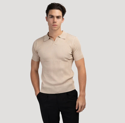 STRIPED CASUAL POLO