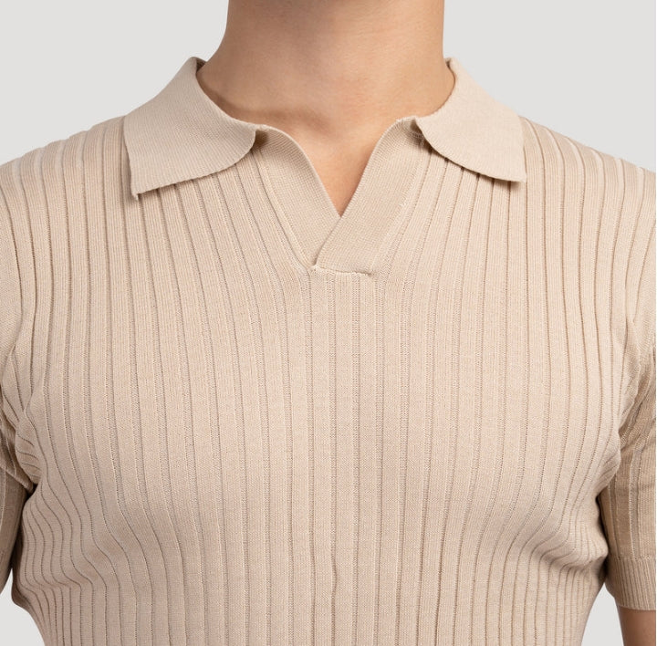 STRIPED CASUAL POLO