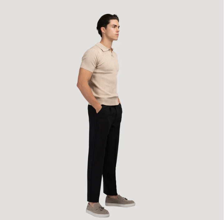 STRIPED CASUAL POLO
