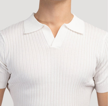STRIPED CASUAL POLO
