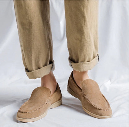 MONACO OLD-MONEY SUEDE LOAFERS