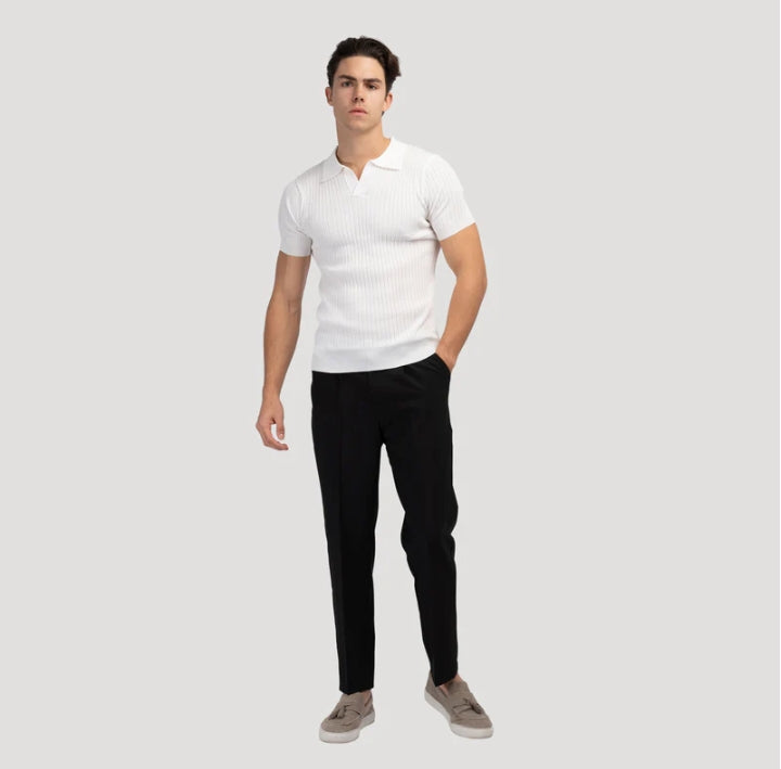 STRIPED CASUAL POLO
