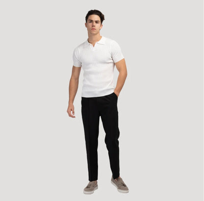 STRIPED CASUAL POLO