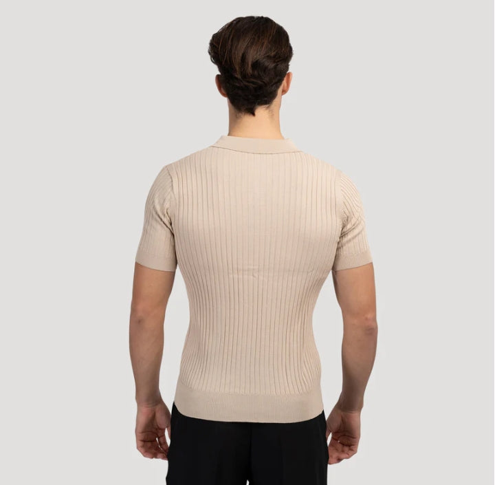 STRIPED CASUAL POLO