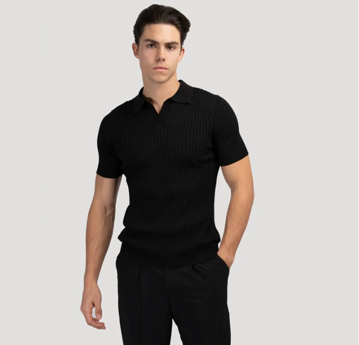 STRIPED CASUAL POLO
