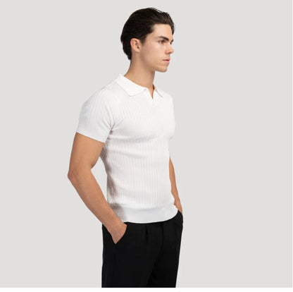 STRIPED CASUAL POLO